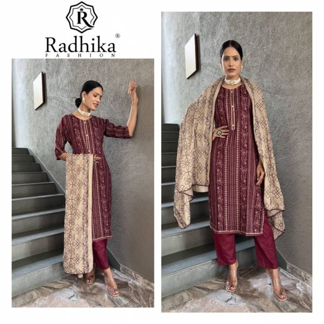 Azara Black Berry Vol 7 By Radhika Cotton Printed Dress Materials Wholesale Market In Surat
